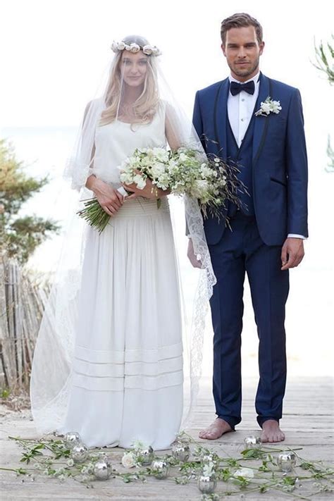 For a country wedding, there's more scope to wear separates rather than a full suit, says holden. 2018 Tailored Made Navy Blue Suit Men Wedding Suits For ...