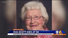 Eva Mae Scott, first woman elected to serve in Virginia’s senate, dead ...