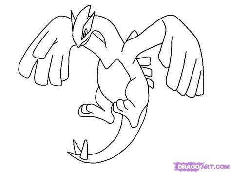 Pokemon Coloring Pages Lugia