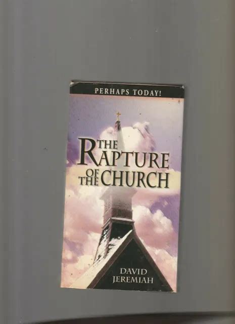 David Jeremiah The Rapture Of The Church Vhs 399 Picclick