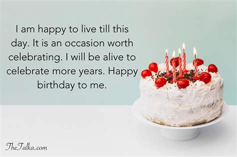 Birthday Wishes For Myself Heartfelt Inspirational