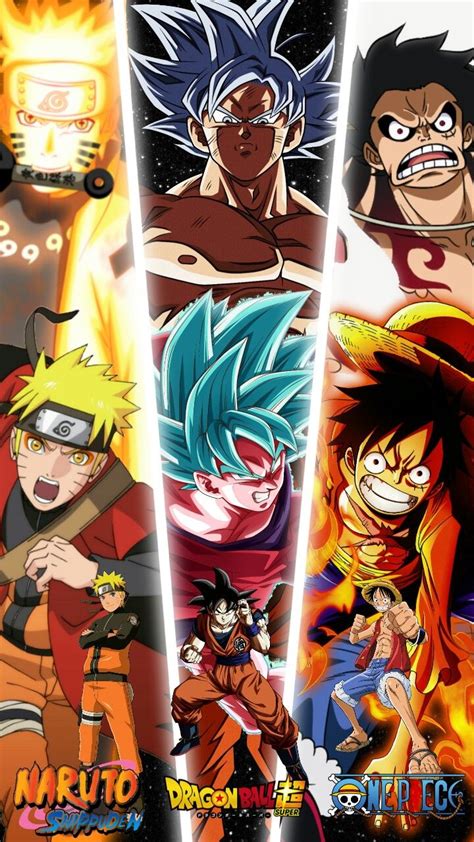 Naruto Goku And Luffy Wallpaper Narucrot