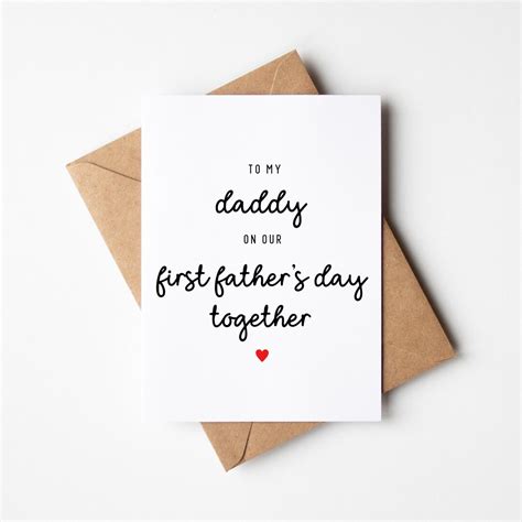 Happy First Fathers Day Card For New Dad Happy 1st Etsy