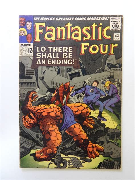 Fantastic Four 43 Regular Edition 1965 Vgfn Condition Comic Books