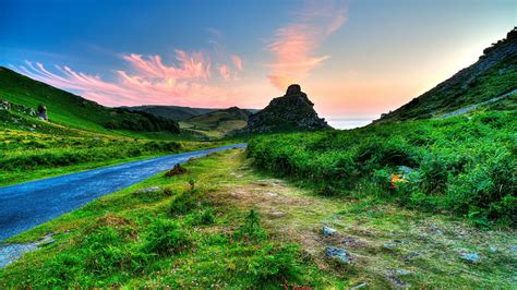 England Exmoor National Park Nature Scenery Wallpaper Preview