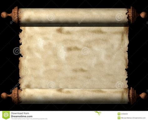Ancient Scroll Royalty Free Stock Images - Image: 2436259