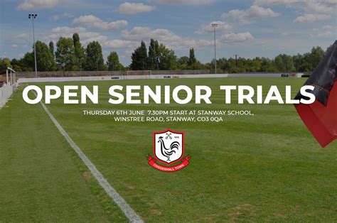 Open Senior Trials Coggeshall Town Football Club