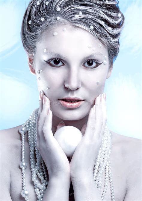 Snow Queen Stock Photo Image Of Portrait Frozen Beautiful