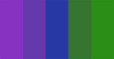 Purple Blue And Green Color Scheme Blue