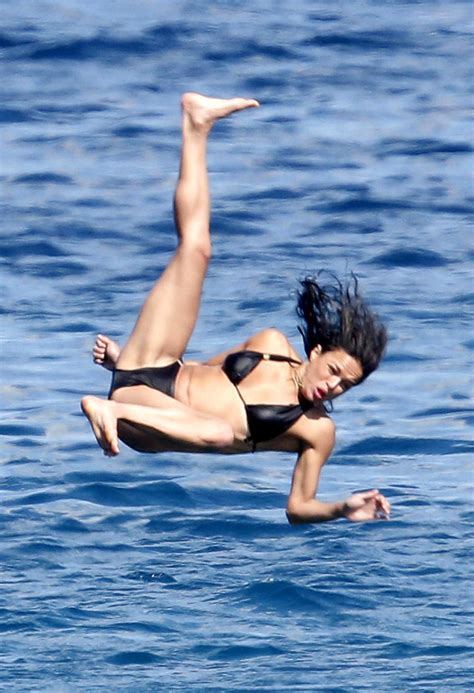 Michelle Rodriguez In Bikini At A Boat In Sardinia Hawtcelebs