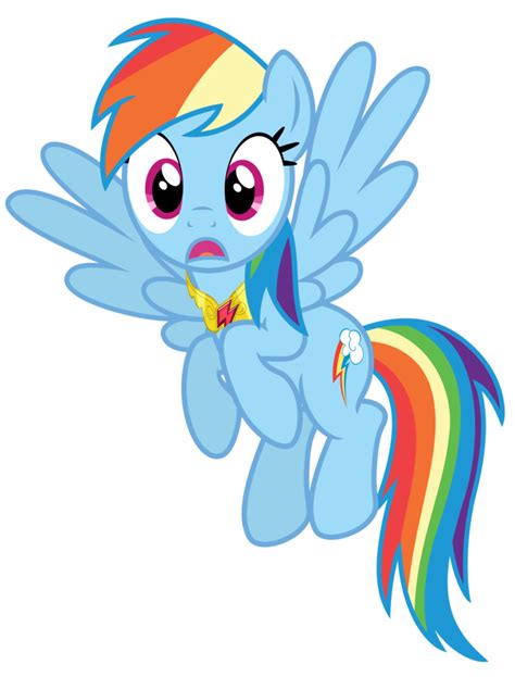 Angry Rainbow Dash Vector