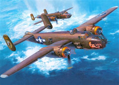 Military Aircraft Aircraft World War Ii Mitchell B 25