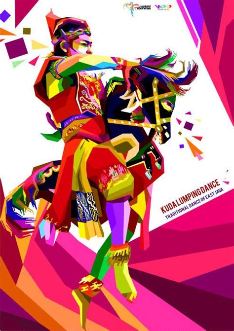 Kuda Lumping Dance From East Java Indonesia By Edhoartwork Wpap Art