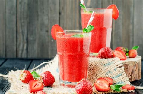 7 Benefits Of Strawberry Juice Recipes Strawberry Juice Strawberry