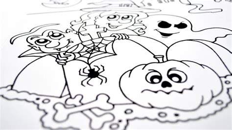 Desene De Halloween De Groaza De Colorat Ilustra Ie Pentru Copii
