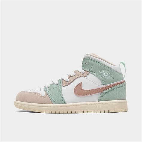 Girls Little Kids Air Jordan Retro 1 Mid Se Casual Shoes Finish Line