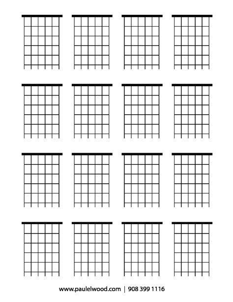 Blank Chord Chart Pdf Guitar