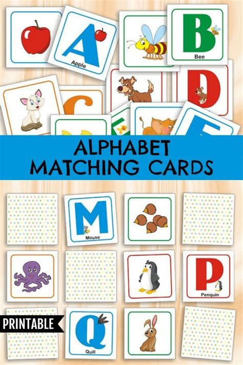 Alphabet Memory Games For Preschoolers