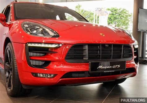 Porsche Macan Gts Launched In Malaysia Rm710k 2016 Porsche Macan Gts