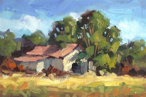 Tom Brown Fine Art Rural Landscape Painting By Tom Brown