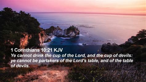 1 Corinthians 1021 Kjv Desktop Wallpaper Ye Cannot Drink The Cup Of