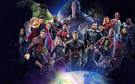 2560x1600 Resolution Avengers Infinity War 2018 All Characters Fan