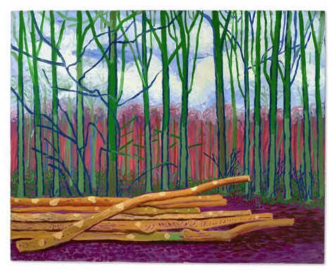 Felled Trees By David Hockney Artsalon