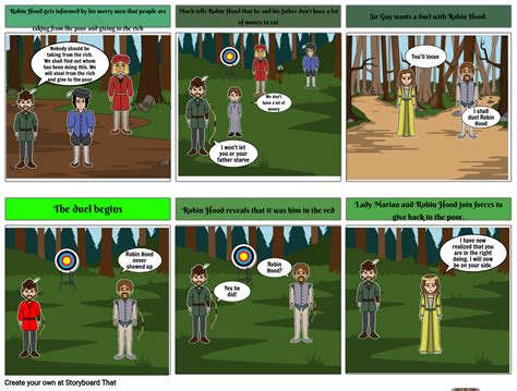 Robin Hood Storyboard By 602bfacf
