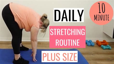 plus size morning stretch exercise routine for obese beginners get rid of stiffness aches