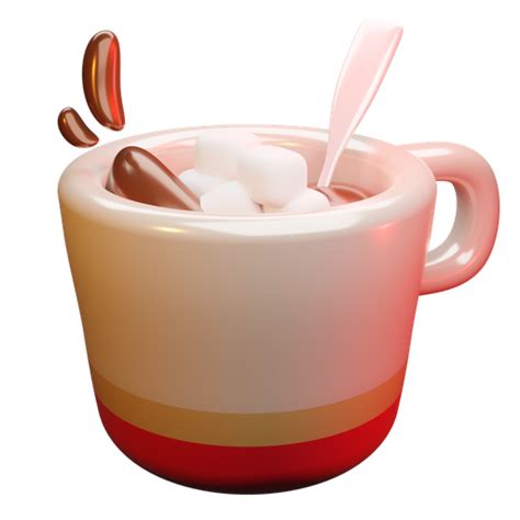 Hot Chocolate Mug Drink 3d Illustration Free Download