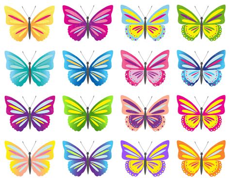 Butterflies Cartoon Butterfly Clipart Clipartix