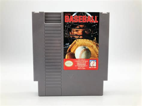 Tecmo Baseball Nintendo Entertainment System 1989 Vintage Etsy