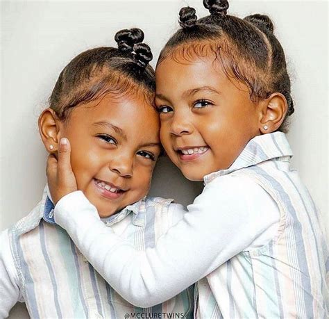 Beautiful Mixed Biracial African American Kids Twins Mcclure Twins