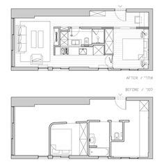 Luckily, my tiny little 400 sq. 26 Best 400 sq ft floorplan images | How to plan, Floor plans, Apartment floor plans