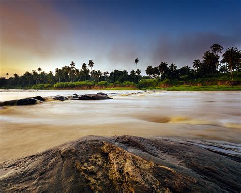 River From Pinnawala Sri Lanka