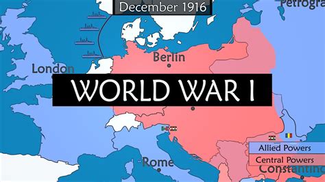 World War I Summary On A Map Скачать видео бесплатно в Mp4 Webm