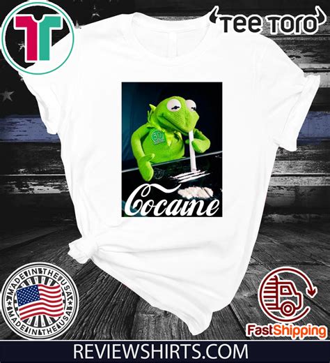 Kermit The Frog Doing Coke Offcial T Shirt Shirtelephant Office