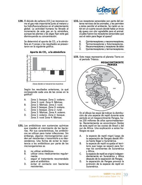 Cuadernillo Pruebas Saber 11 By Institución Educativa Colcajuto Issuu