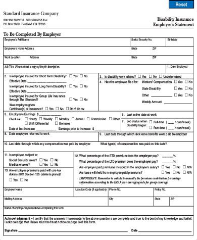 FREE 9 Sample Disability Application Forms In MS Word PDF