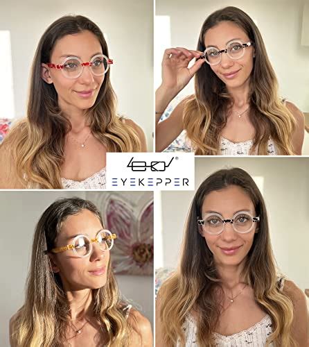 buy eyekepper 4 pack round reading glasses for women retro readers eyeglasses 2 00 at