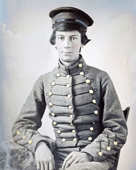8 By 10 Photo Print 1860 Virginia Military Institute Cadet Civil War