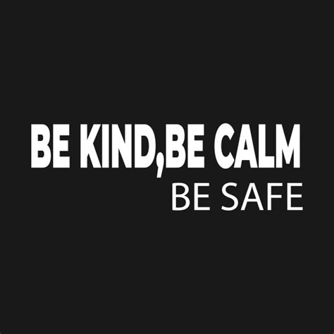 Be Kind Be Calm Be Safe Be Kind Be Calm Be Safe Kids T Shirt