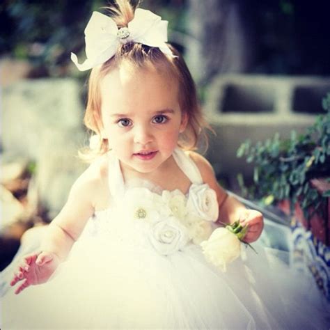 Pin By Allexis Farley On Wedding Infant Flower Girl Dress Flower