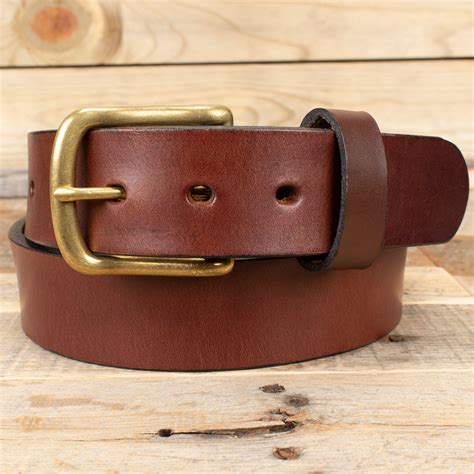 brown smooth women s leather belt yoder leather company