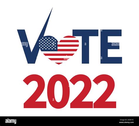 Day Of Mid Term Elections Vote 2022 Usa Banner Design Election
