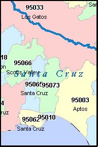 Zip Code Map Santa Monica Map