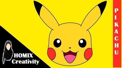 How To Draw Pikachu Face Pikachu Face Drawing Kids Drawing Tutorial
