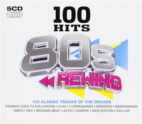 Cd Album Various Artists 100 Hits 80s Rewind 100 Hits Uk 45 Off
