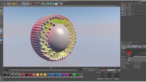 How To Make Sphere Animation In Cinema 4d Tutorials Cinema 4d