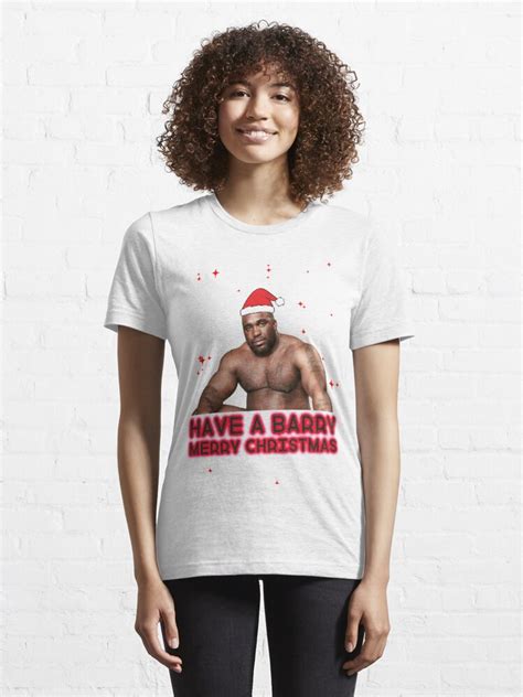 Have A Barry Merry Christmas Barry Wood Meme Well Endowed Man Black